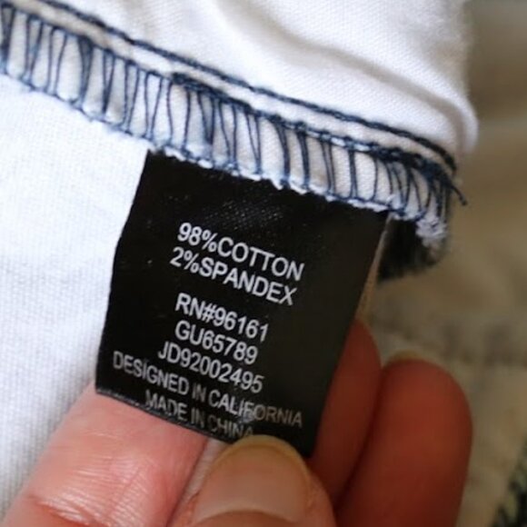 Bebop Printed Skinny Ankle Crop Pants NWOT! - Size 3/4 - Picture 13 of 16